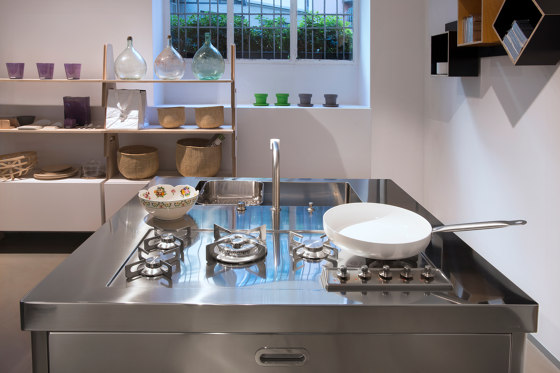 Washing and cooking elements I-LC130-C120/1 | Cocinas compactas | ALPES-INOX