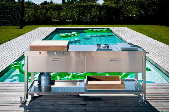 Outdoor kitchens OUT190-C90+C90/2 | Modular kitchens | ALPES-INOX