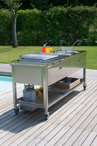 Outdoor kitchens OUT190-C90+C90/2 | Modular kitchens | ALPES-INOX