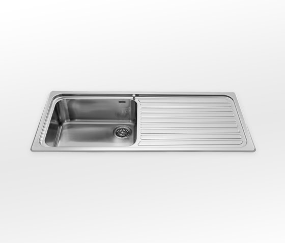 Built-in sinks radius 60 F 5119/1V1S | Fregaderos de cocina | ALPES-INOX