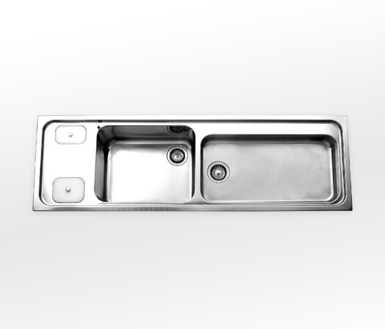 Countertop sinks radius 60 A5-5158/2C1V1V8 | Organización cocina | ALPES-INOX