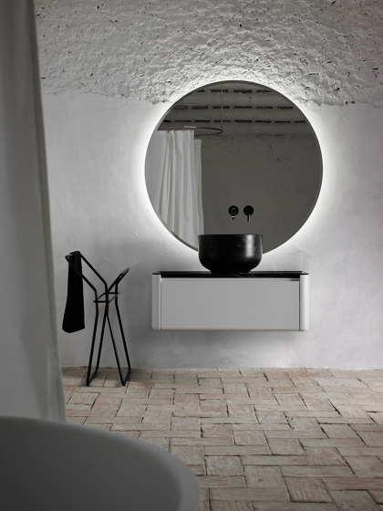 Origin Spiegel Einfach mit Fase und Beleuchtung LED | Badspiegel | Inbani