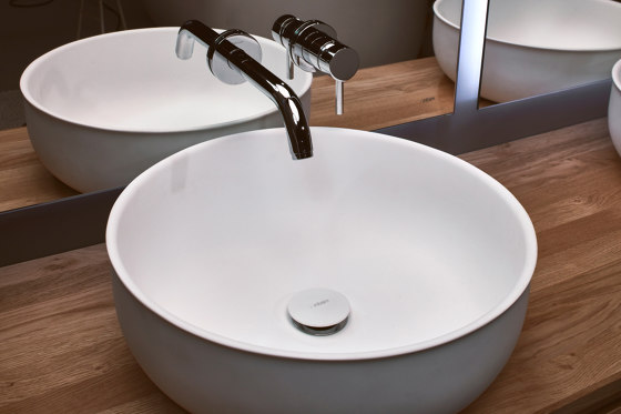 Prime Vasque ovale à poser en Solidsurface Ø45 | Lavabos | Inbani