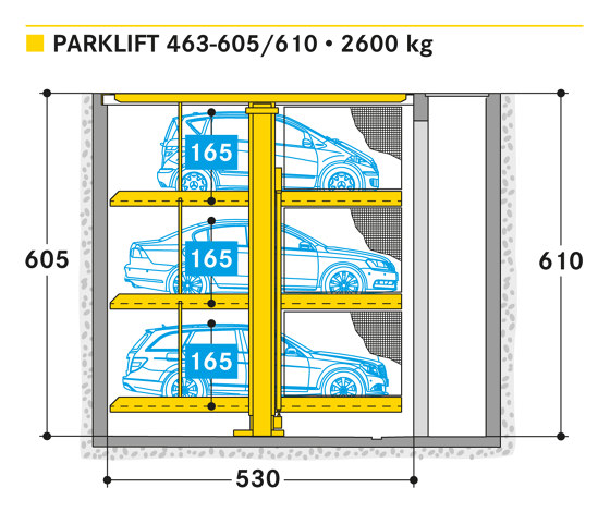 Parklift 463 | Mechanic parking systems | Wöhr