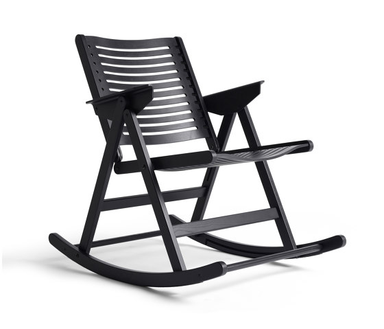 Rex Rocking Chair Black Oak | Sedie | Rex Kralj