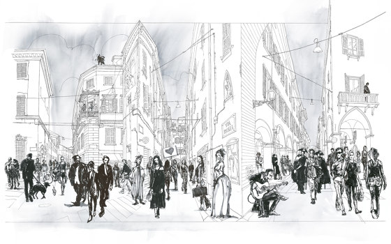 Graceland Crowded | Wandbilder / Kunst | TECNOGRAFICA