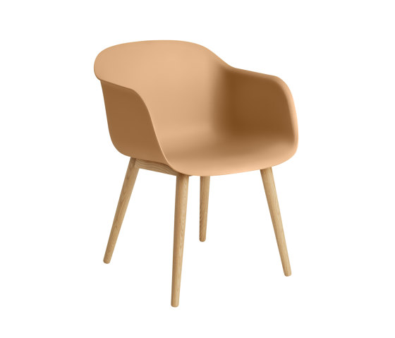 Fiber Armchair | Wood Base | Sillas | Muuto