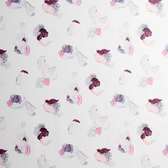 Minerals | Purple-pink wallpaper | Wandbeläge / Tapeten | Petite Friture