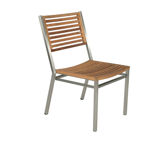 Equinox Chair with Teak Seat & Back (Optional cushion code: 800005) | Chaises | Barlow Tyrie
