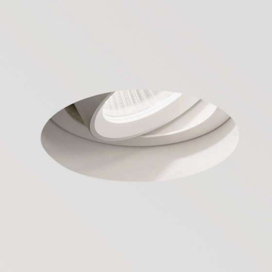 Trimless Round Adjustable LED | Textured White | Recessed ceiling lights | Astro Lighting