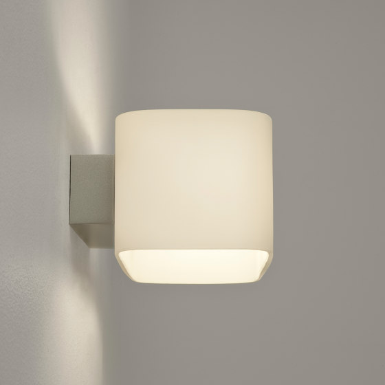 Obround | White Glass | Wall lights | Astro Lighting