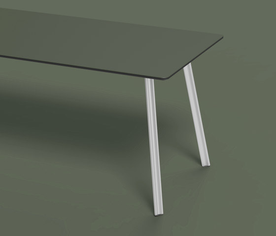 Beam linoleum dining and contract table, rectangular | Tables de repas | Faust Linoleum
