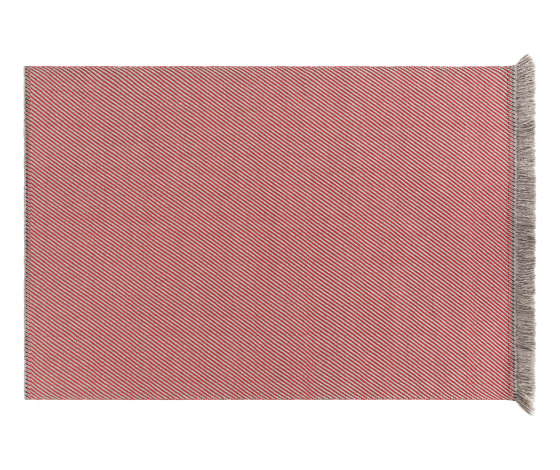 Garden Layers Rug Diagonal almond-red | Formatteppiche | GAN