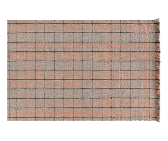 Garden Layers Rug Tartan terracotta | Rugs | GAN