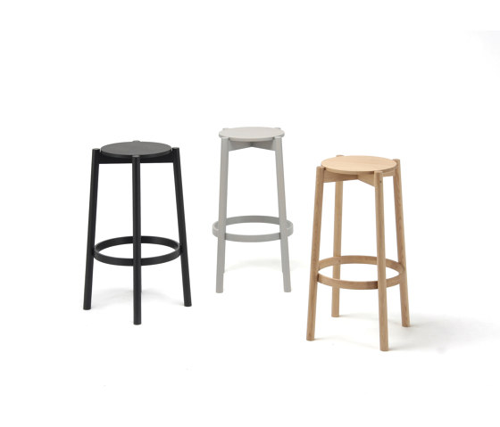 Castor Barstool High | Bar stools | Karimoku New Standard