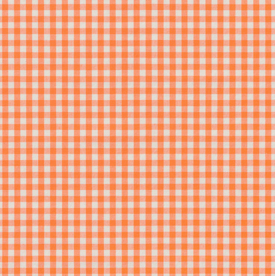 Jota-Check 2.0 - 147 orange | Drapery fabrics | nya nordiska