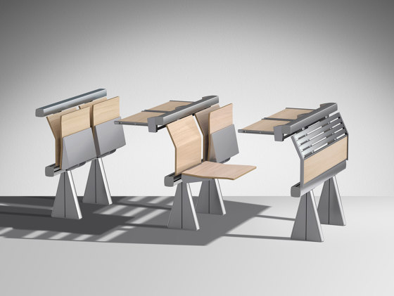 Runner tip-up table | Auditorium seating | Lamm