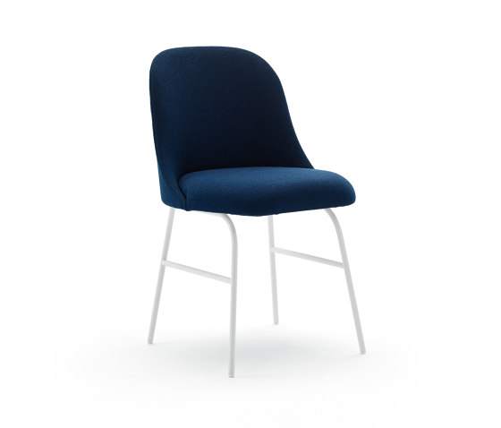 Aleta chair - four metal legs base | Chaises | viccarbe