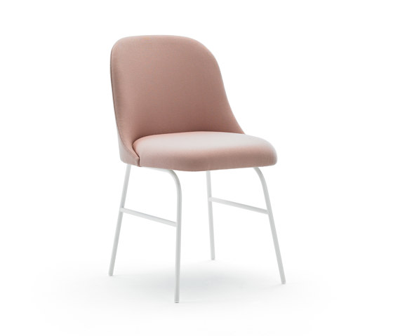 Aleta chair - four metal legs base | Stühle | viccarbe