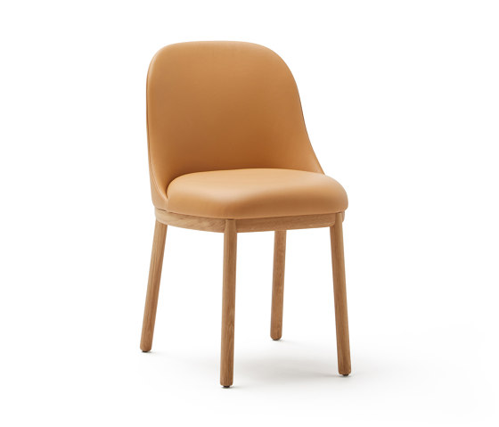 Aleta chair - four wooden legs base | Stühle | viccarbe