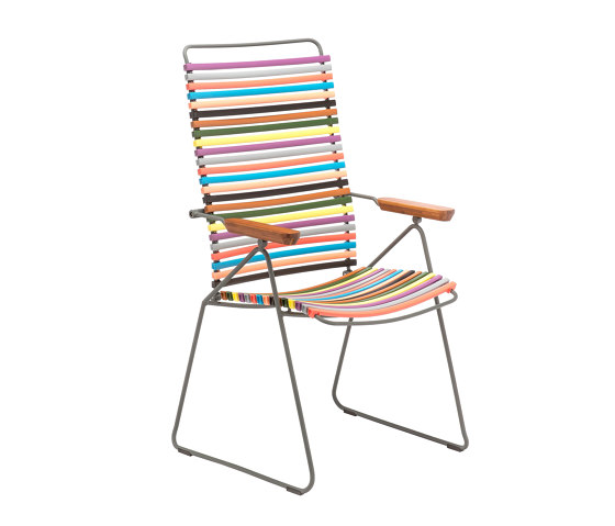 CLICK | Dining chair Multi Color 1 Position chair | Sillas | HOUE