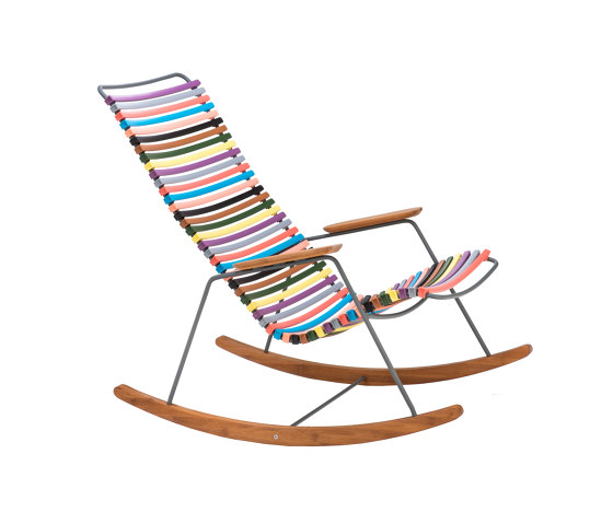 CLICK | Rocking chair Multi Color 1 | Poltrone | HOUE