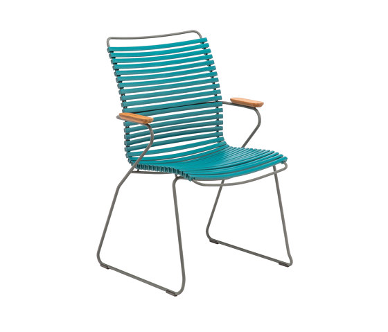 CLICK | Dining chair Petrol Tall Back | Chaises | HOUE