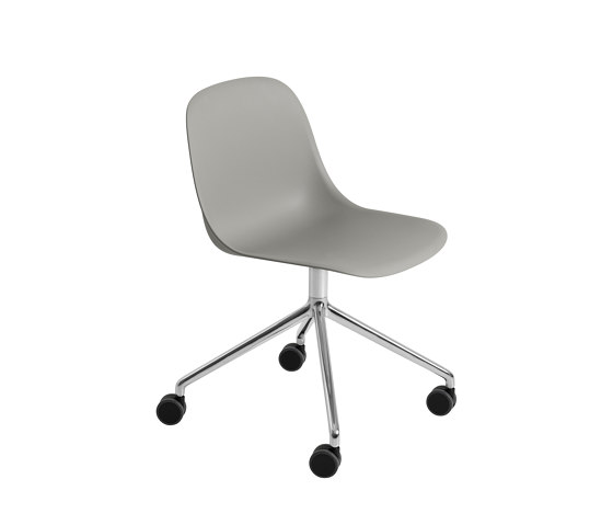 Fiber Side Chair | Swivel Base With Castors | Sillas | Muuto
