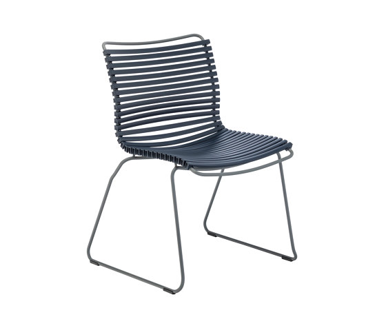 CLICK | Dining chair Dark Blue No Armrests | Chairs | HOUE