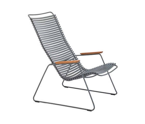 CLICK | Lounge chair Dark Grey | Poltrone | HOUE