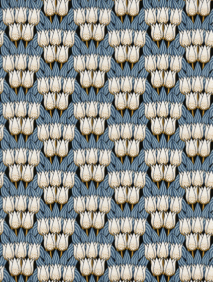 Spotty Tulips | Wall coverings / wallpapers | LONDONART
