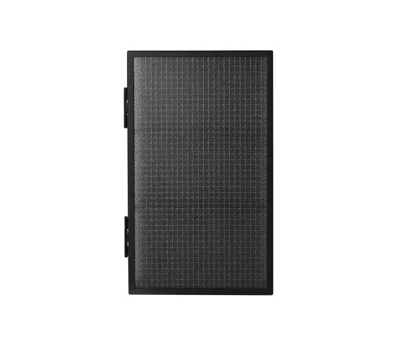 Haze Wall Cabinet - Wired Glass - Black | Wandschränke | ferm LIVING