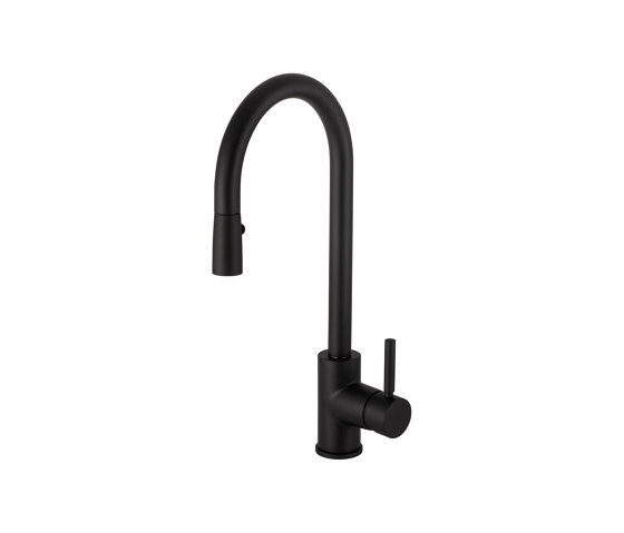 M Line | Kitchen Sink Mixer With Pull Out Shower | Griferías de cocina | BAGNODESIGN