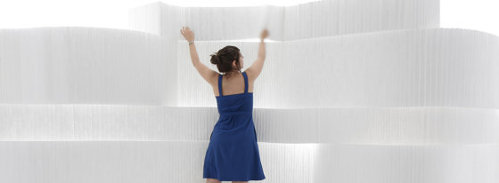 textile softblock | modular acoustic room divider | Privacy screen | molo