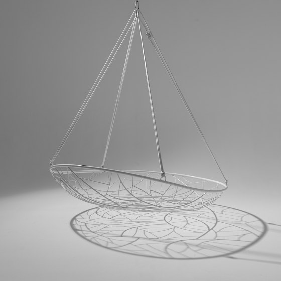 Big Basket Hanging Lounger - White | Schaukeln | Studio Stirling