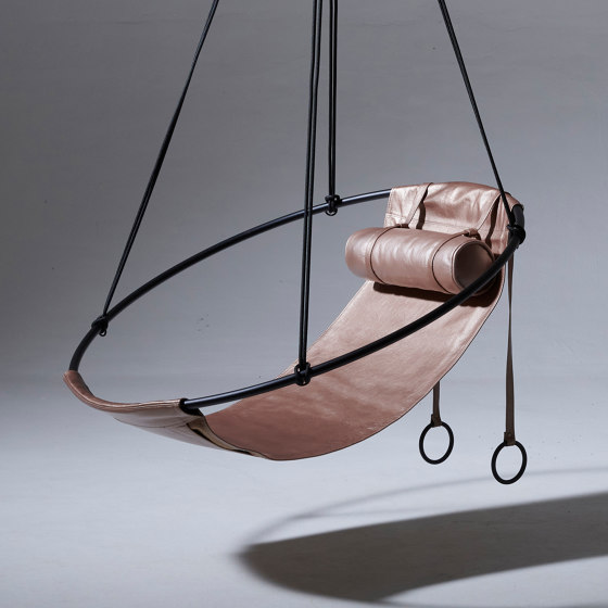 Sling Hanging Chair - Soft Leather Bronze | Schaukeln | Studio Stirling