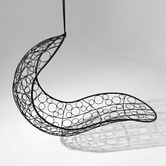 Recliner Hanging Chair Swing Seat - Circle Pattern | Balancelles | Studio Stirling