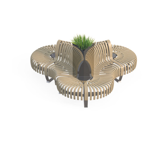 Planter Divider Crossroad 3 Small | Pflanzgefäße | Green Furniture Concept