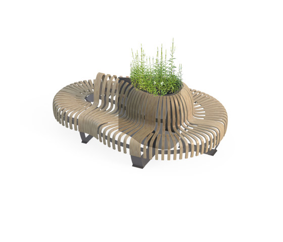 Planter Divider Droplet | Pots de fleurs | Green Furniture Concept