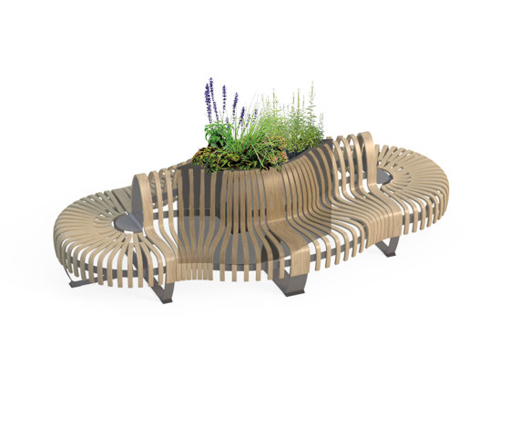 Radius Planter Divider Eye | Pflanzgefäße | Green Furniture Concept