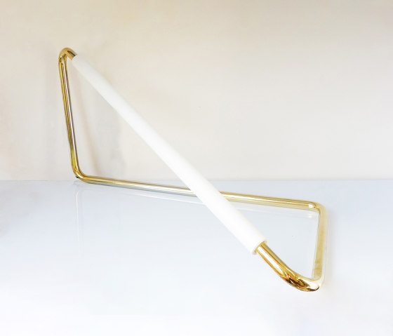 Light Object 001 - LED light, polished brass finish | Table lights | Naama Hofman Light Objects