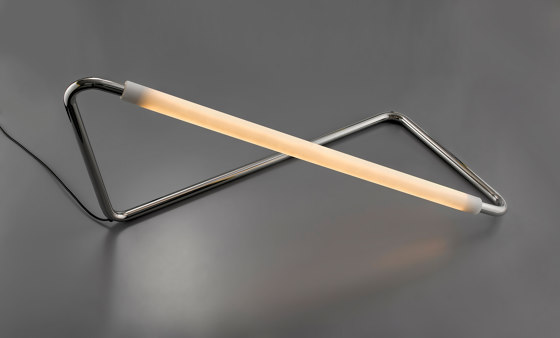 Light Object 001 - LED light, stainless steel finish | Lampade tavolo | Naama Hofman Light Objects