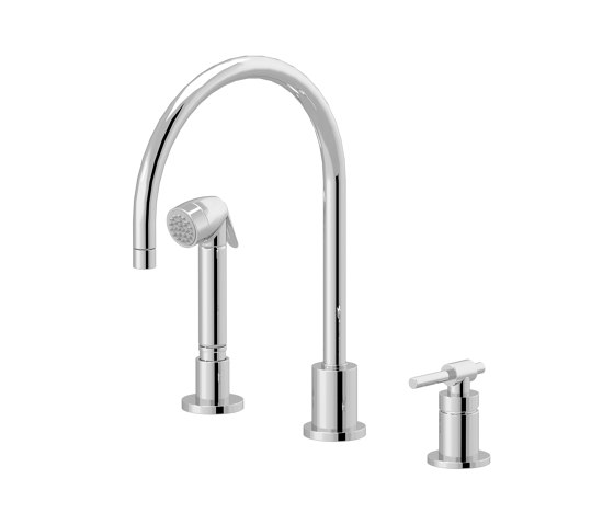 Dynamic | Single-lever kitchen mixer, great spout, handshower | Rubinetterie cucina | rvb