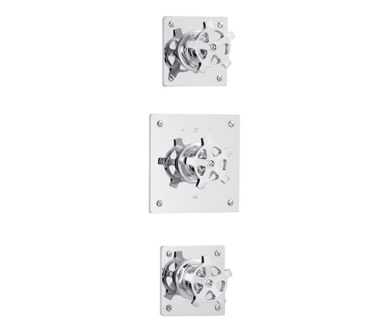 Flamant Factory | Concealed shower thermostat with 2 valves | Rubinetteria doccia | rvb