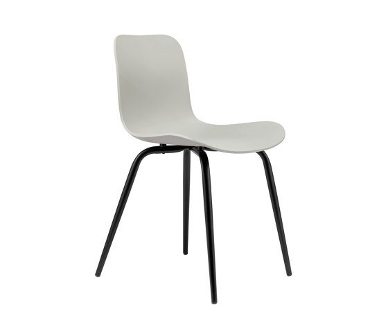 Langue Avantgarde Dining Chair, Black / Flint Grey | Sillas | NORR11