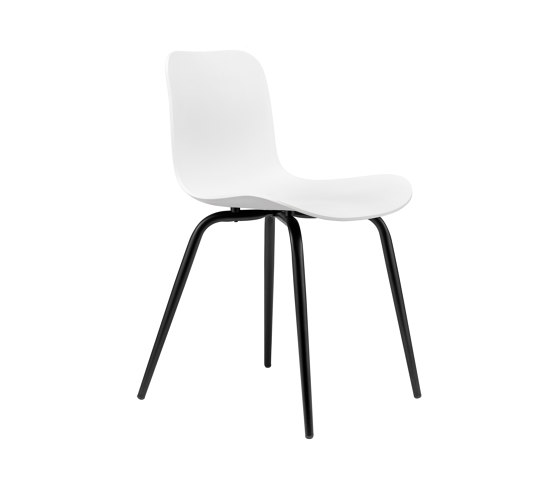 Langue Avantgarde Dining Chair, Black / Off White | Sillas | NORR11