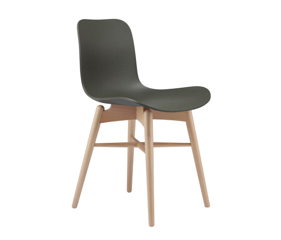 Langue Original Dining Chair, Natural /  Gargoyle Brown | Sillas | NORR11