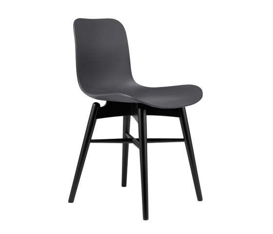 Langue Original Dining Chair, Black / Flint Grey | Sedie | NORR11