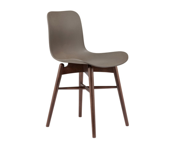 Langue Original Dining Chair, Dark Stained / Flint Grey | Sillas | NORR11