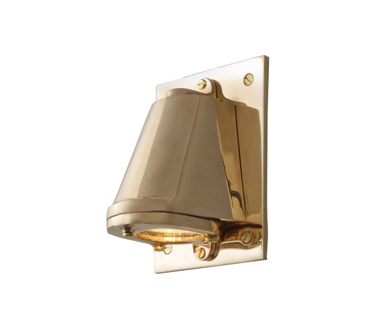 0749 Mast Light, mains voltage + LED lamp, Polished Bronze | Wandleuchten | Original BTC